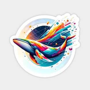 Cosmic Voyage Whale Magnet