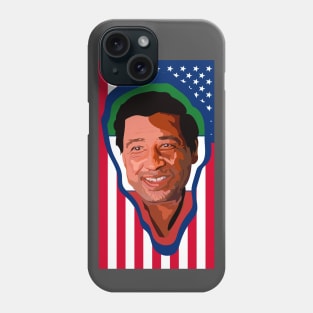 Cesar Chavez Mexico & America Outline Phone Case