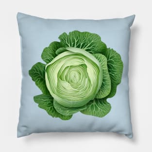 Illustration of cabbage Pillow