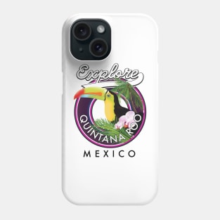 Quintana Roo holbox beach mexico travel patch Phone Case