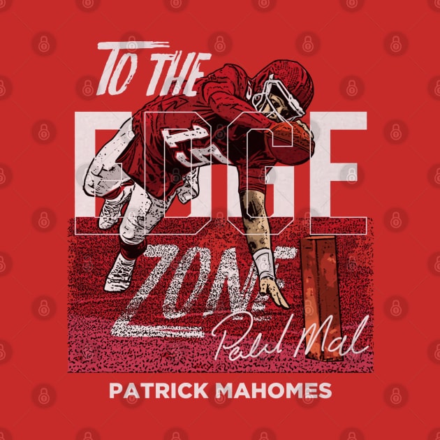 Patrick Mahomes Kansas City Edge Zone by Chunta_Design