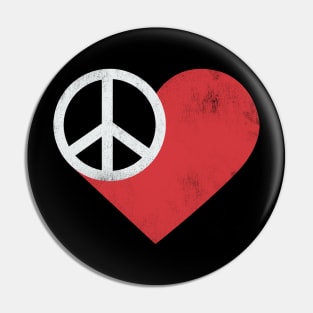 Peace & Love Pin