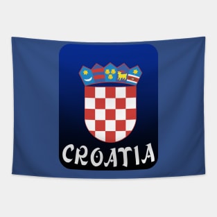 Croatia football fans tshirt world cup 2022 Tapestry