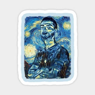 Cristiano Ronaldo Van Gogh Style Magnet