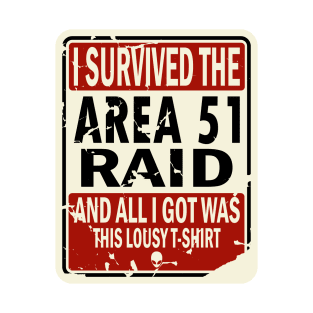 I Survived The Area 51 Raid T-Shirt