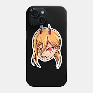 Power Chibi Chainsawman Phone Case