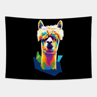 Alpaca Wpap Pop Art Tapestry