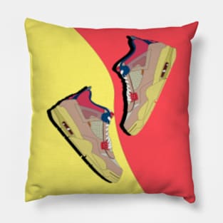 Creamy sneakers Pillow