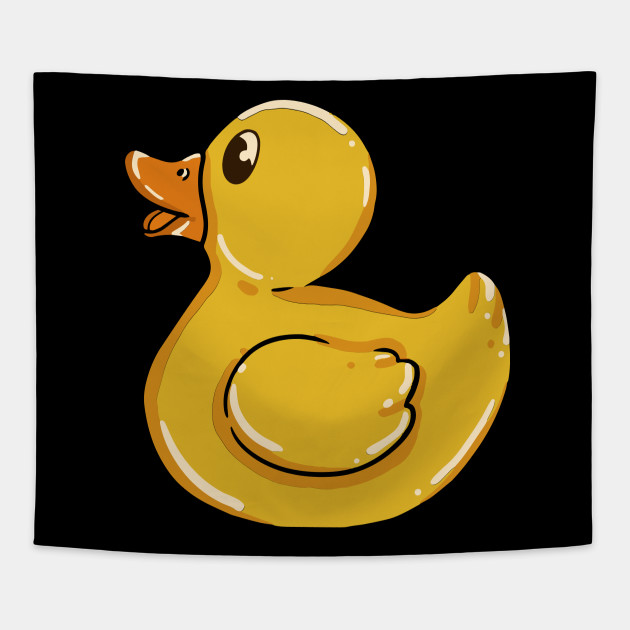 cartoon rubber ducky