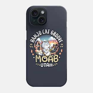 MOAB Utah Arches with Banjo Cat Groove Phone Case