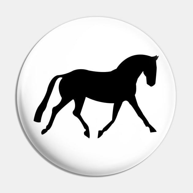 Simple Dressage Horse Pin by DickinsonDesign