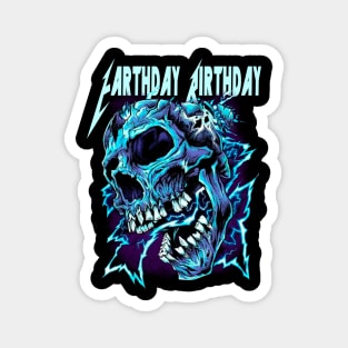 EARTHDAY BIRTHDAY MERCH VTG Magnet