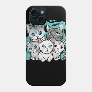 cute cats-cute kittins. Phone Case