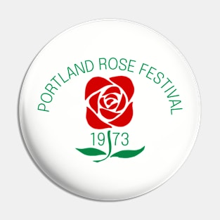 1973 Portland Rose Festival Vintage Button Pin