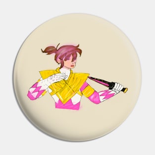 Pink Ranger Dragon Shield Pin