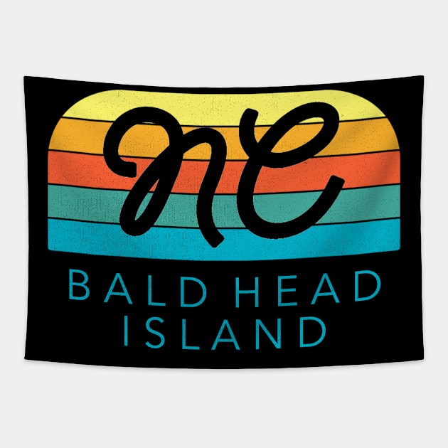 Bald Head Island Sunrise Summer Vacation in NC Tapestry by Contentarama