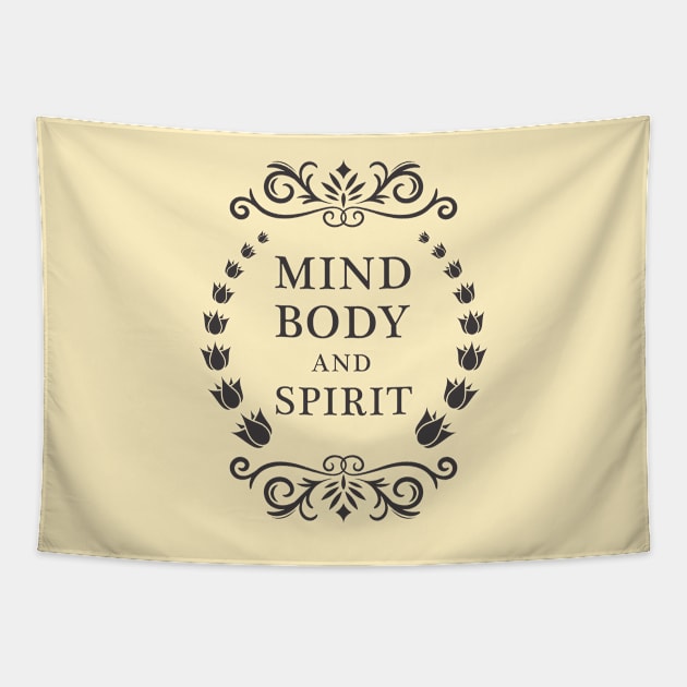 Mind, body and spirit Tapestry by Florin Tenica