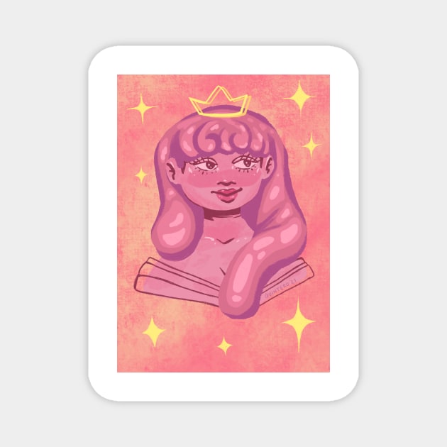 Princess Bubblegum Magnet by Artistaquinterob