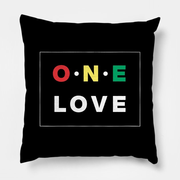 ONE LOVE Pillow by MoSt90