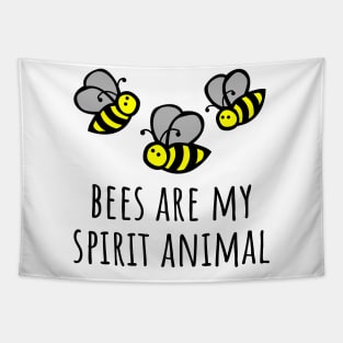 Bees are my spirit animal Tapestry