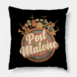 Music Tour Vintage Retro Style // Austin Richard Post Pillow