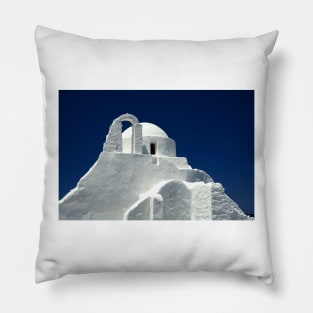 Panagia Paraportiani church - Mykonos island Pillow