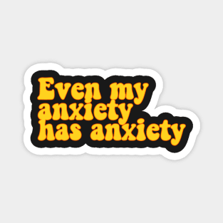 Relatable mood sticker design Magnet