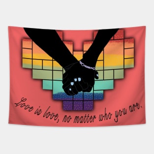 image Proud to support the LGBTQ+ community LGBTQ+ rights are human rights A rainbow of love and acceptance Supporting the LGBTQ+ community is not a political issue Tapestry