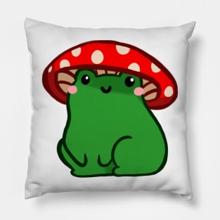 Kawaii Mushroom Frog Pillow