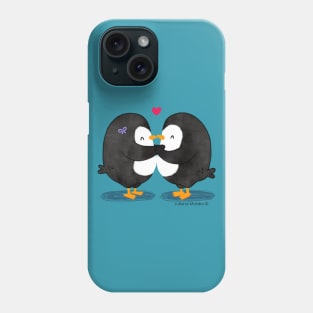 Penguins in Love Phone Case