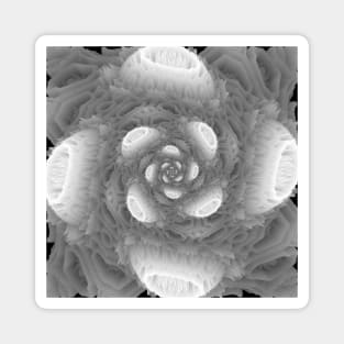 3D Snowflake Christmas Floral Rose Magnet