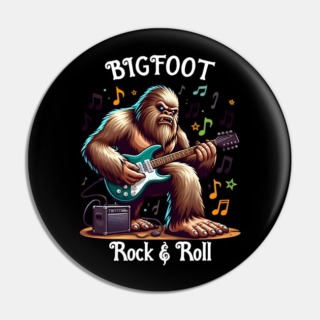 Bigfoots Midnight Jam Session Pin by coollooks