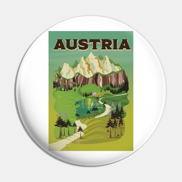 Austrian vintage travel poster Pin by nickemporium1