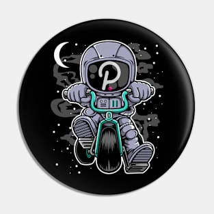 Astronaut Polkadot DOT To The Moon Crypto Token Cryptocurrency Wallet Birthday Gift For Men Women Kids Pin