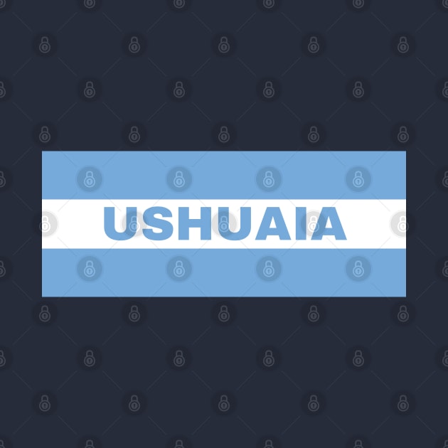 Ushuaia City in Argentina Flag by aybe7elf