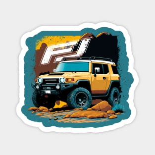 Vintage Style FJ Cruiser Magnet