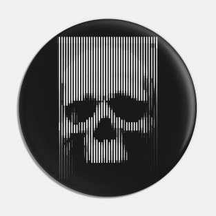 skull lines Pin