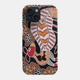 Aboriginal Art - Kangaroo Dreaming Small Phone Case