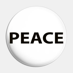 Peace Cool Inspirational Christian Pin