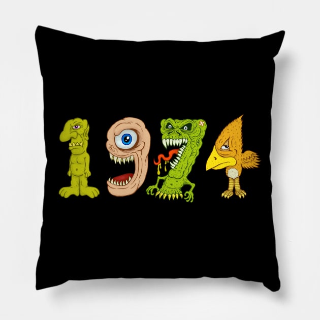 1974 Pillow by MalcolmKirk