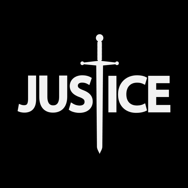 Justice artistic text design by DinaShalash