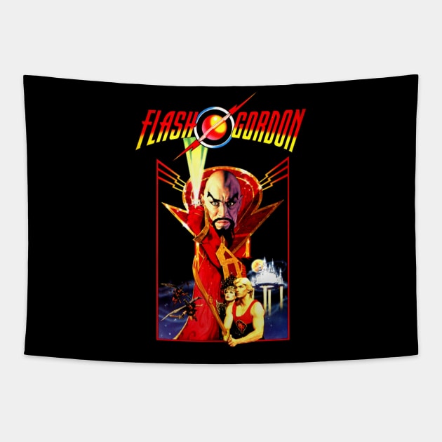 Flash Gordon Postcard Tapestry by frekioxo
