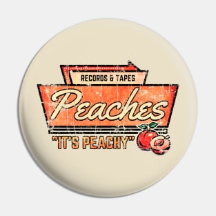 Peaches Records & Tapes 1975 Pin