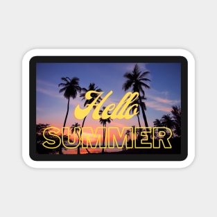 Hello Summer Magnet