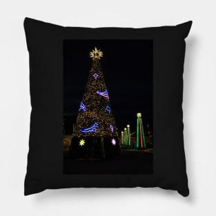 Christmas tree lights Pillow