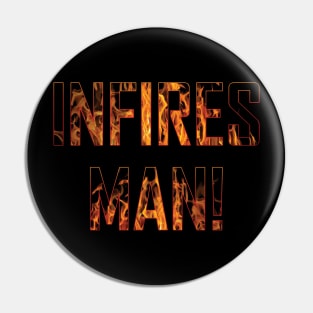 BTS - Infires man! - Quote - Army - JHope, Suga, V, RM, Jin, Jimin, Jungkook Pin