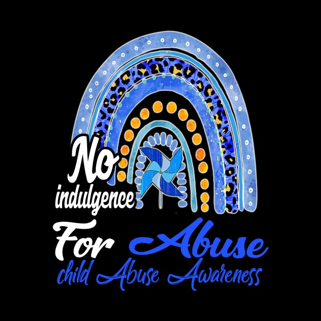 No Indulgence For Abuse Child Abuse Prevention Awareness Month by lame creative