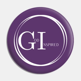 God Inspired Minimalistc Design Pin