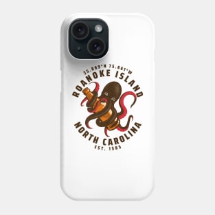 Roanoke Island, NC Octopus Summer Vacation Phone Case