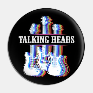 TALKING HEADS BAND Pin